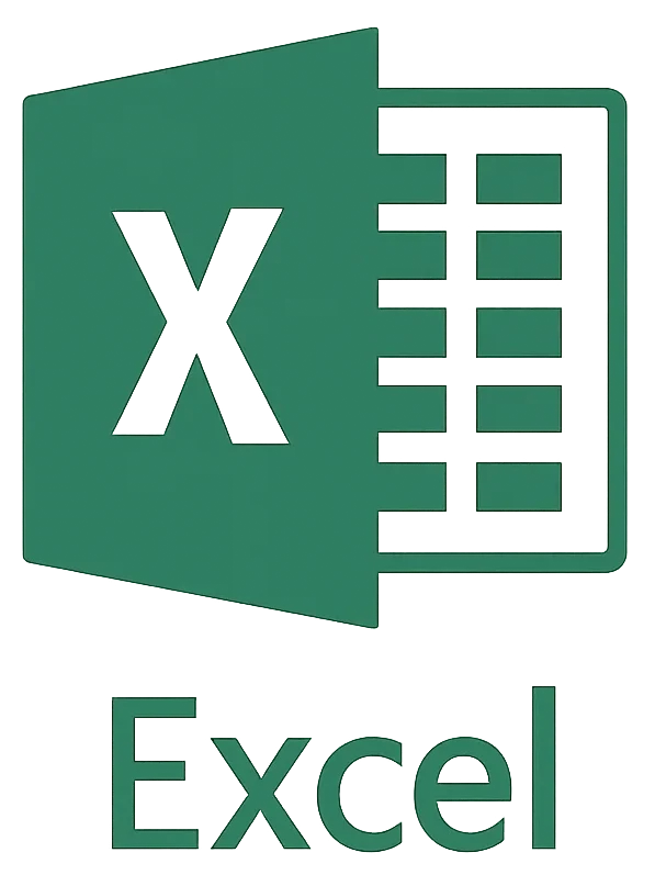 Logotipo do Microsoft Excel em fundo escuro, simbolizando planilhas avançadas, análise de dados e automação de relatórios. Microsoft Excel logo on a dark background, symbolizing advanced spreadsheets, data analysis, and report automation.