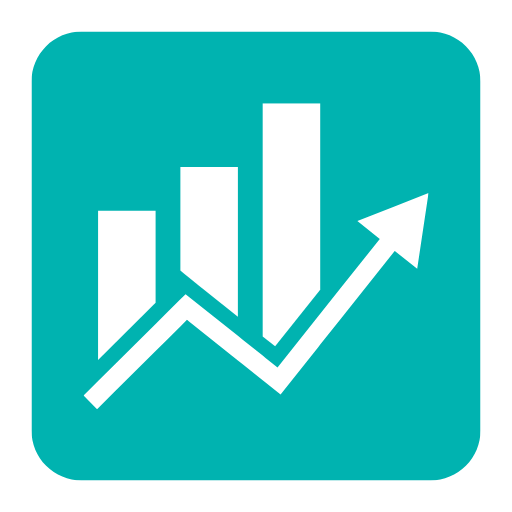 Ícone de gráfico representando transformação de dados em insights com Power BI e Excel avançado.