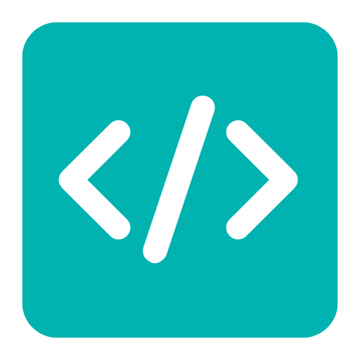Ícone minimalista de código HTML representando desenvolvimento web e criação de sites profissionais.