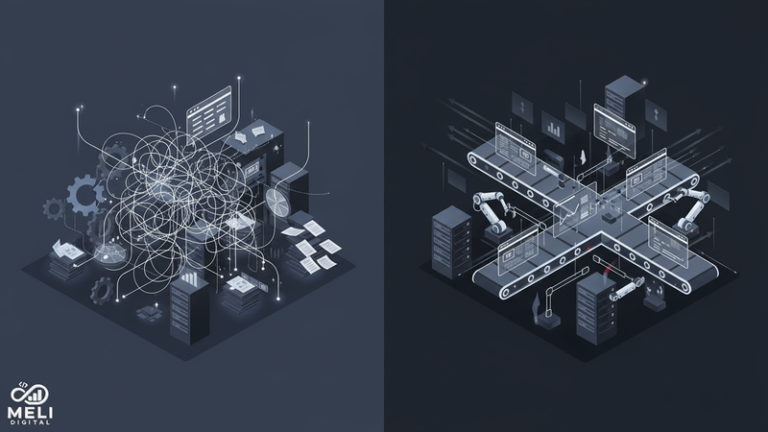 Automatizar processos errados gera falhas em projetos digitais e crescimento desorganizado nas empresas